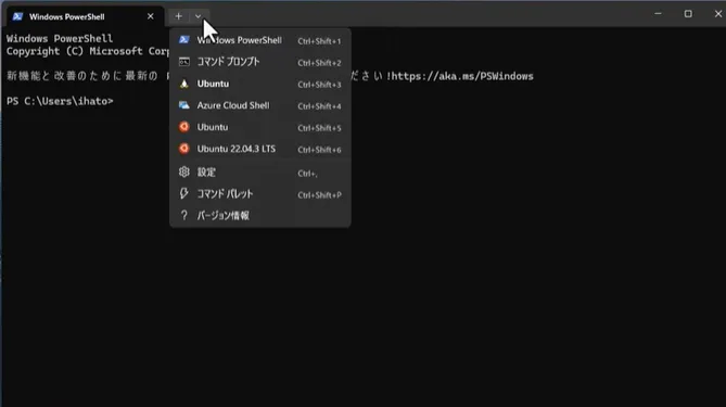WSL2のUbuntu