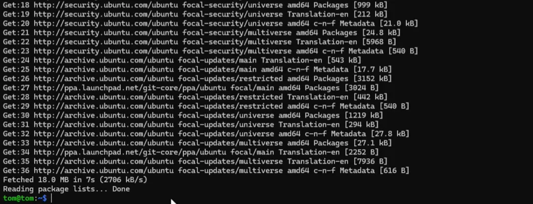 アップデート完了