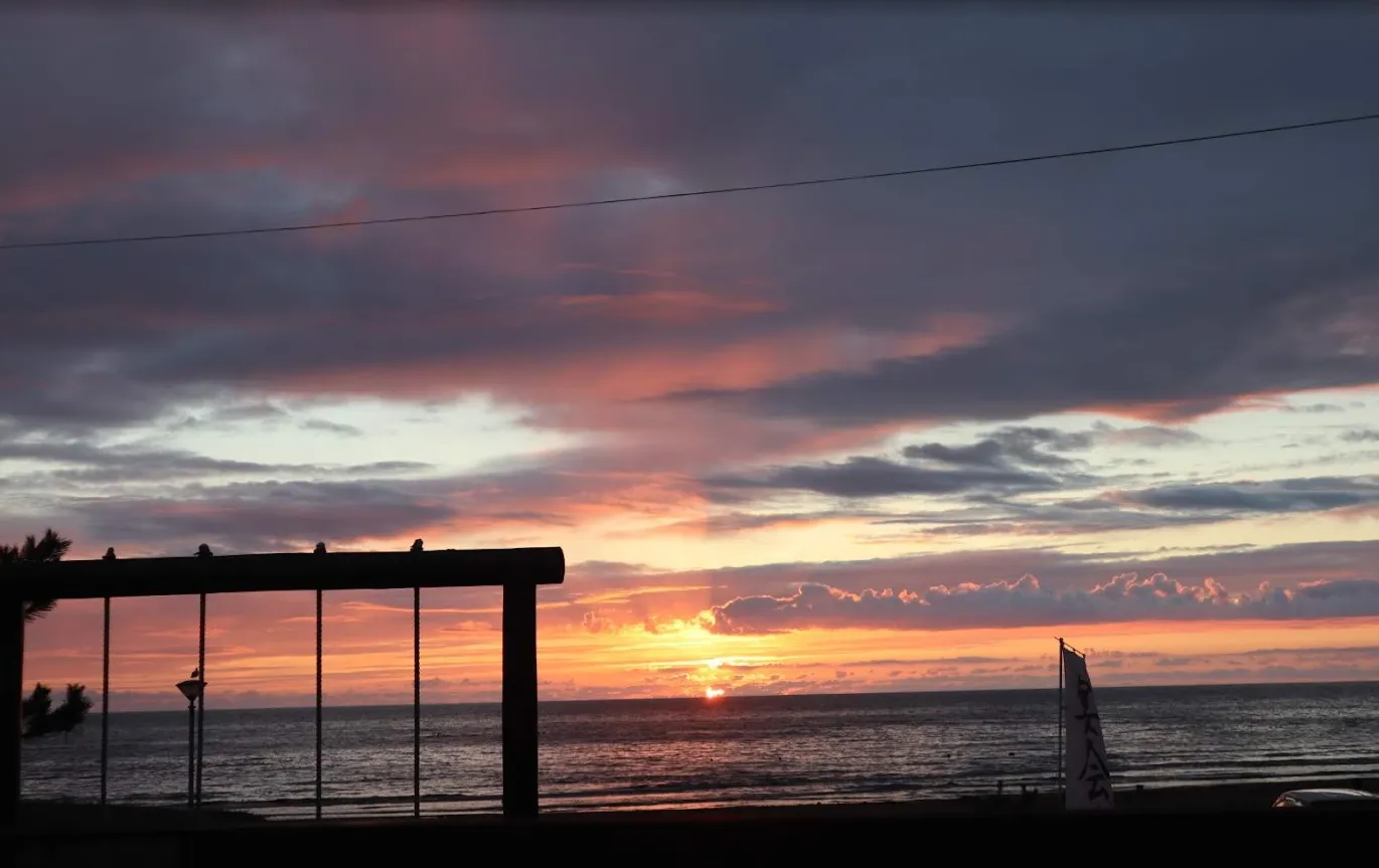 夕日